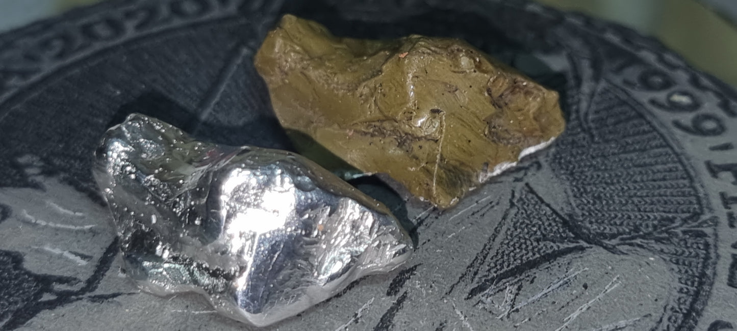 Bespoke Hand Poured Fine Silver Rock