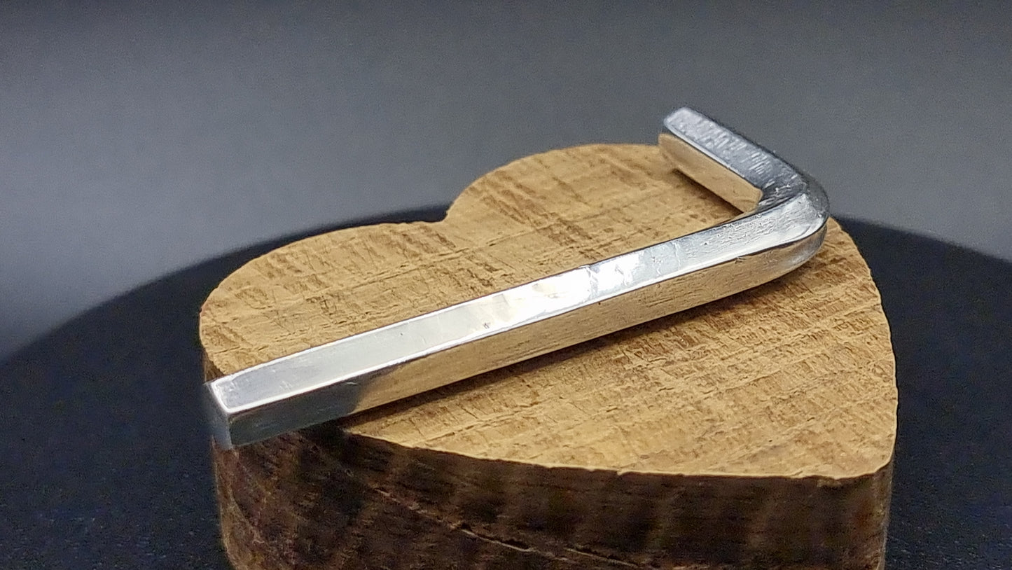Hand Poured Solid Fine Silver Allen Key 25g